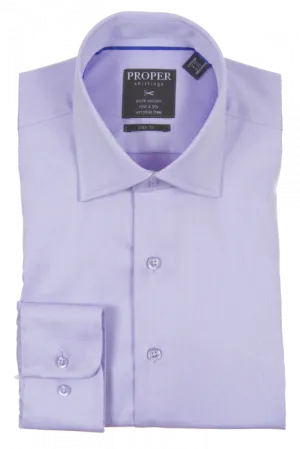 PROPER SHIRTINGS PURPLE SLIM FIT REGULAR CUFF P720TTSR-PUR Night Out