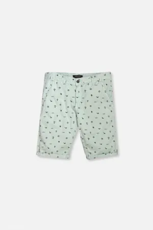 Sailor Slim Shorts spandex blend Colorfast Treatment