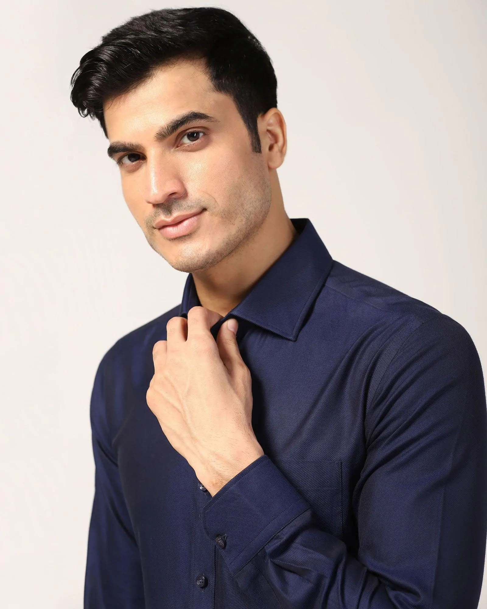 Temp Tech Formal Navy Solid Shirt - Antony Workwear Approved