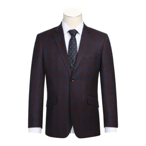 Alessandro Vitello by Renoir New Slim Fit Burgundy Blazer 294-24 Trail To Town