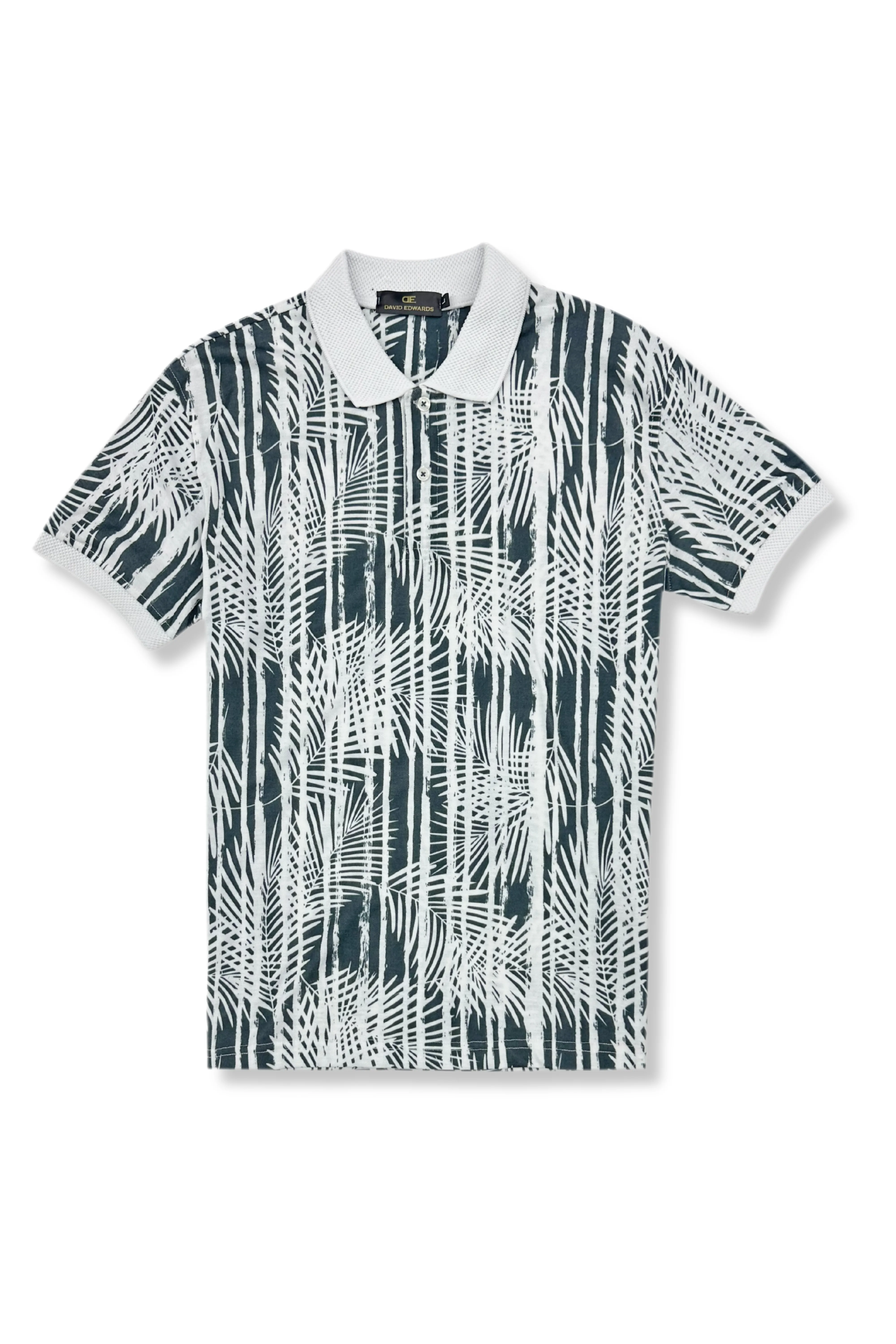 Comfy Layer Drailes Printed Pique Polo