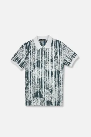 Drailes Printed Pique Polo Breathable Layer Tailored Style