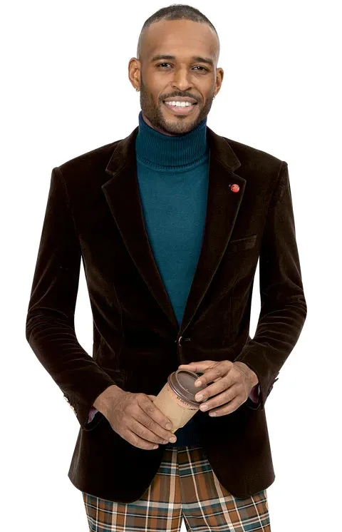 Travel Ready Look Kenmark Velvet Blazer