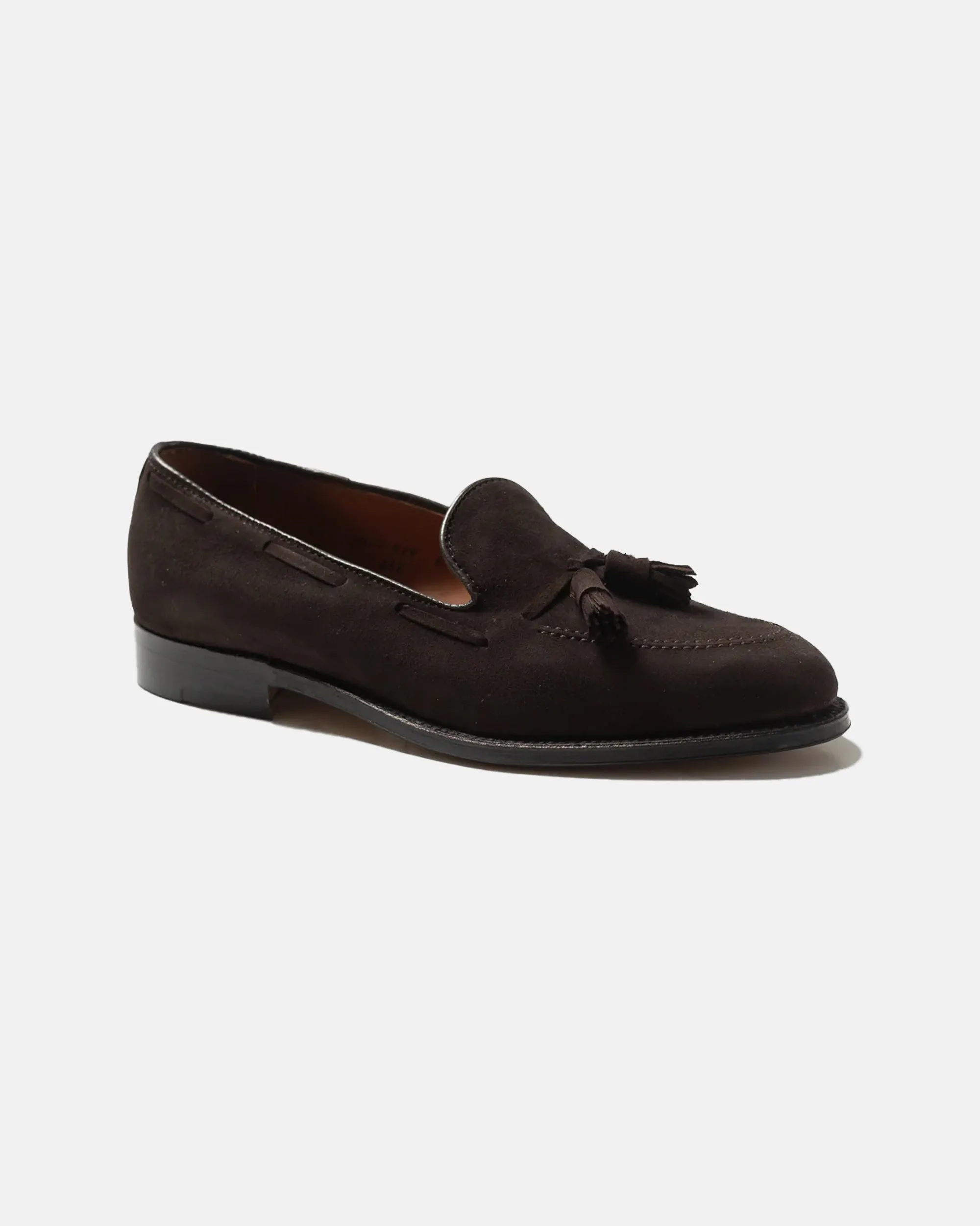 Made-in-America Mocha Suede Tassel Loafer Comfort Walk Ventilated