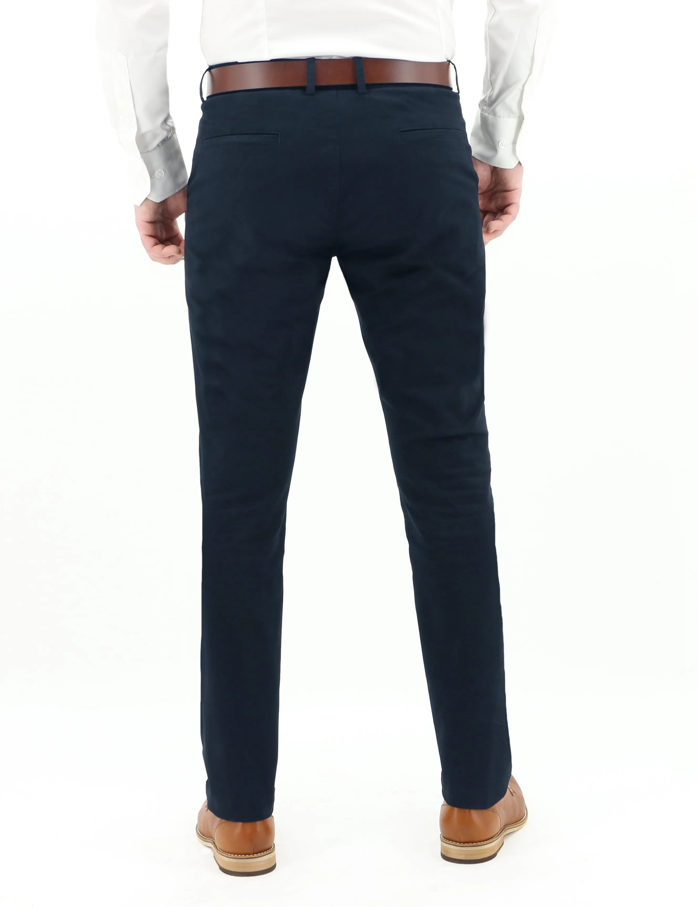Navy 490 Slim Chino Minimalist Fit