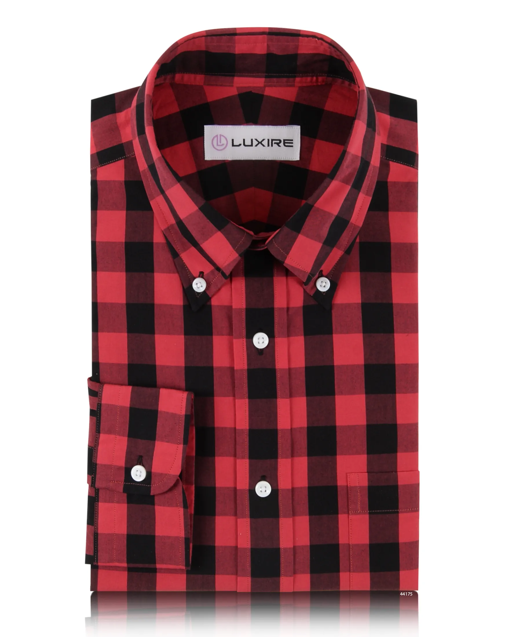 Turkey Red Buffalo Checks Shirt Daywear Style SlipResistantHem