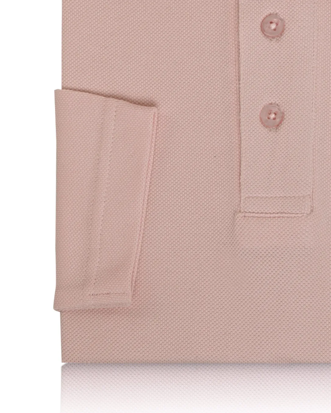 Urban Chic Club Event EZS Aria Pink Long Sleeve Polo