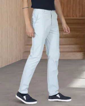 Genoa Powder Blue Chino Erasable Logo Patch