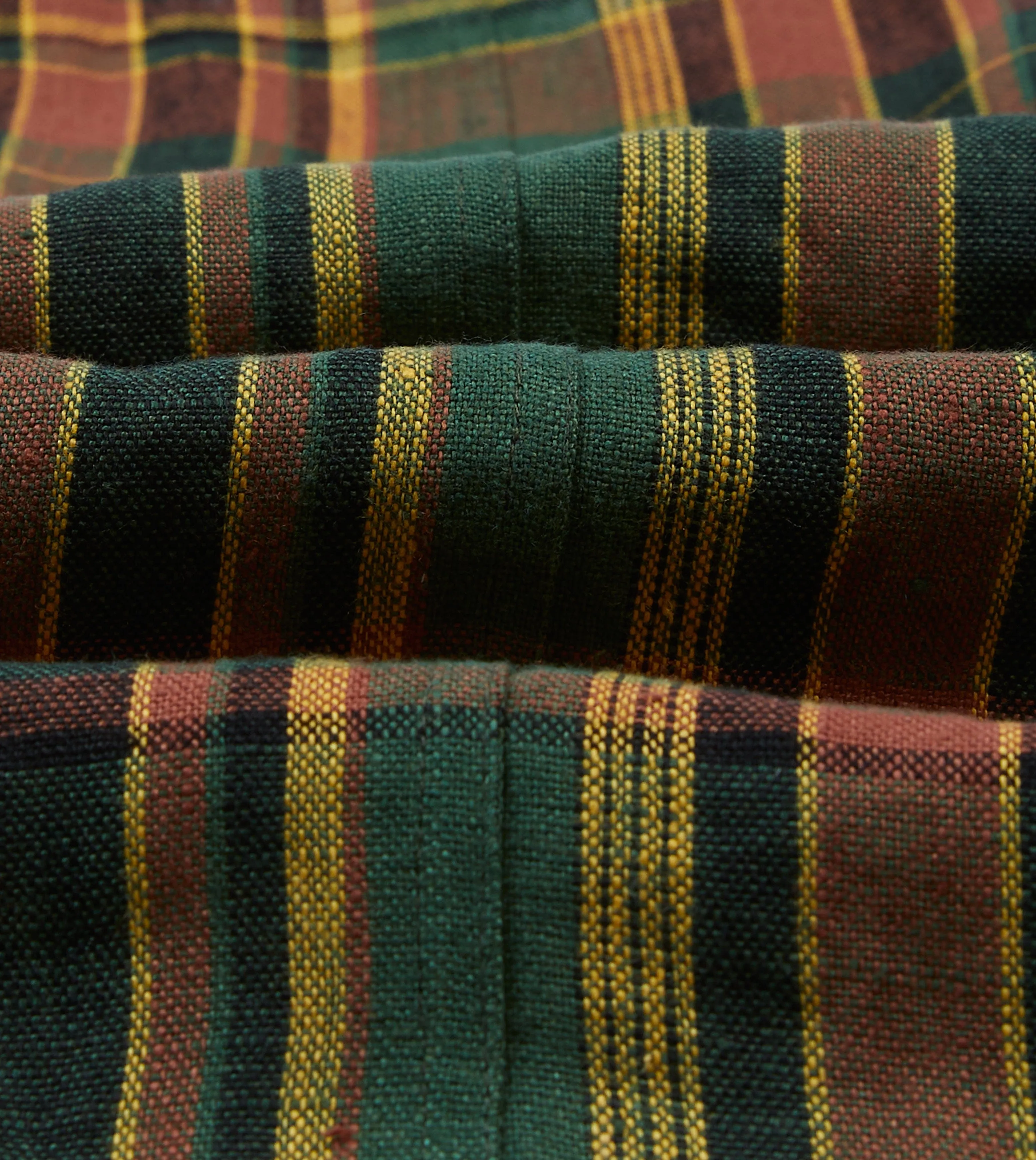 Textured Finish Green Linen Madras Check Games Blazer Mk. I