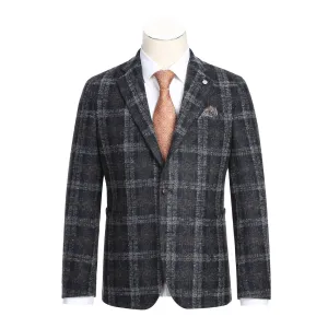 Eco Friendly Dye Process Pellagio Men's Half Canvas Gray Blazer PF23-8