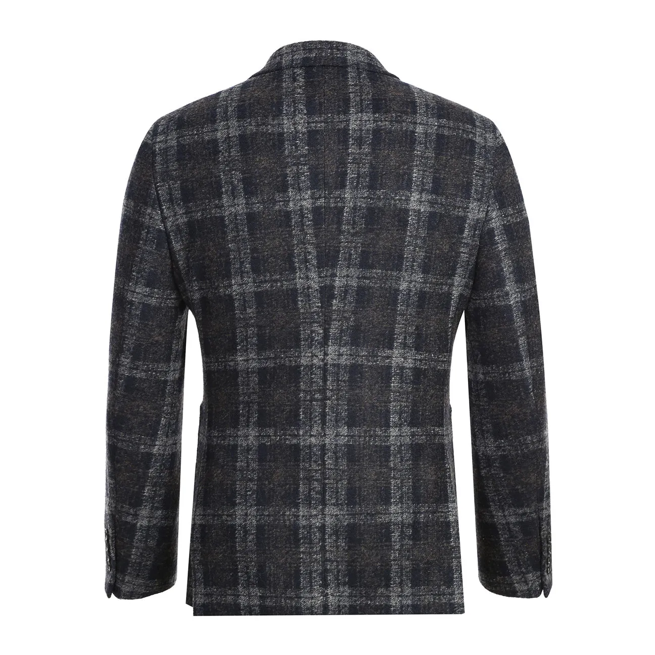 Pellagio Men's Half Canvas Gray Blazer PF23-8 Light Activated Cooling