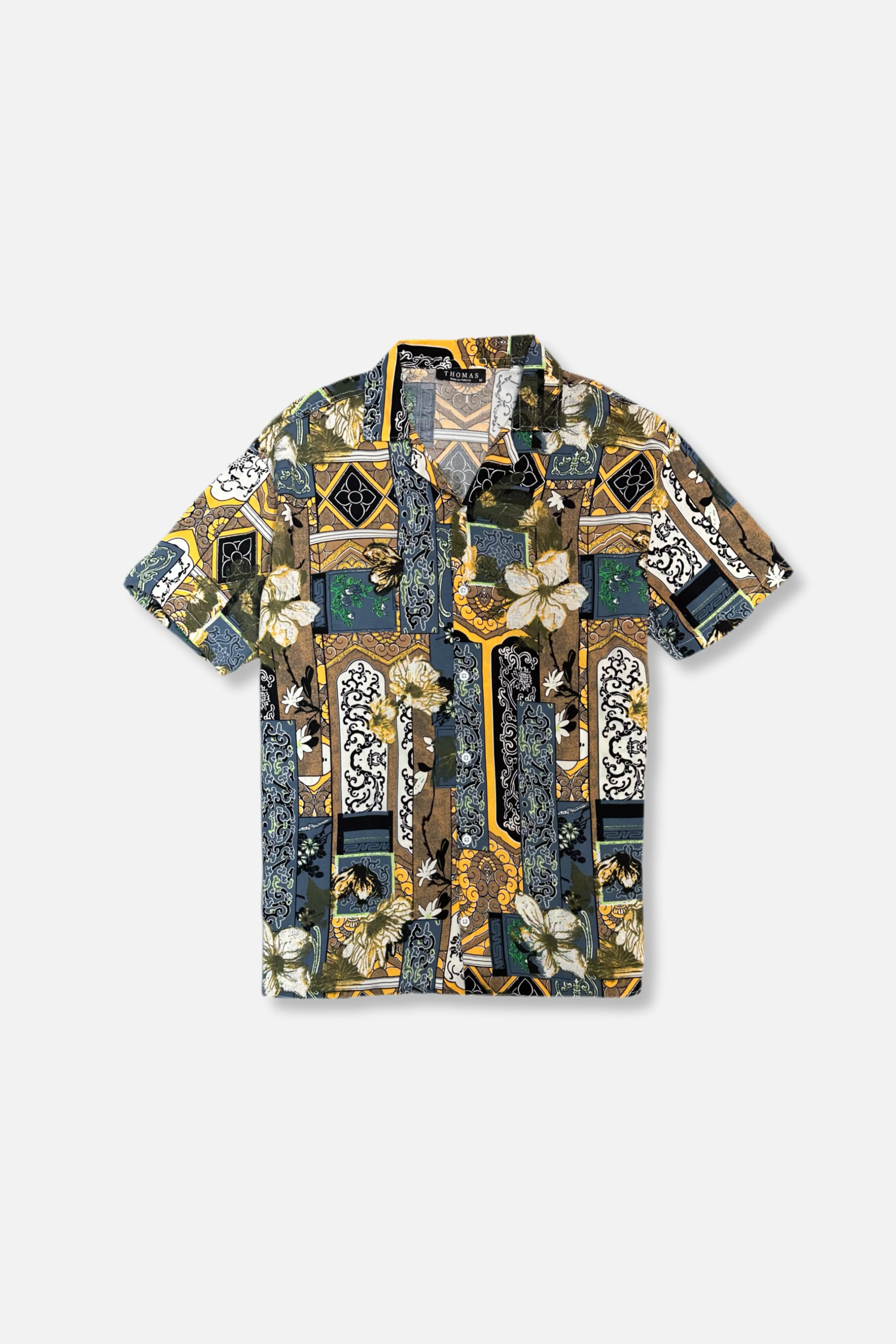 Temple Tropical Resort Revere Collar Shirt AntimicrobialCoating