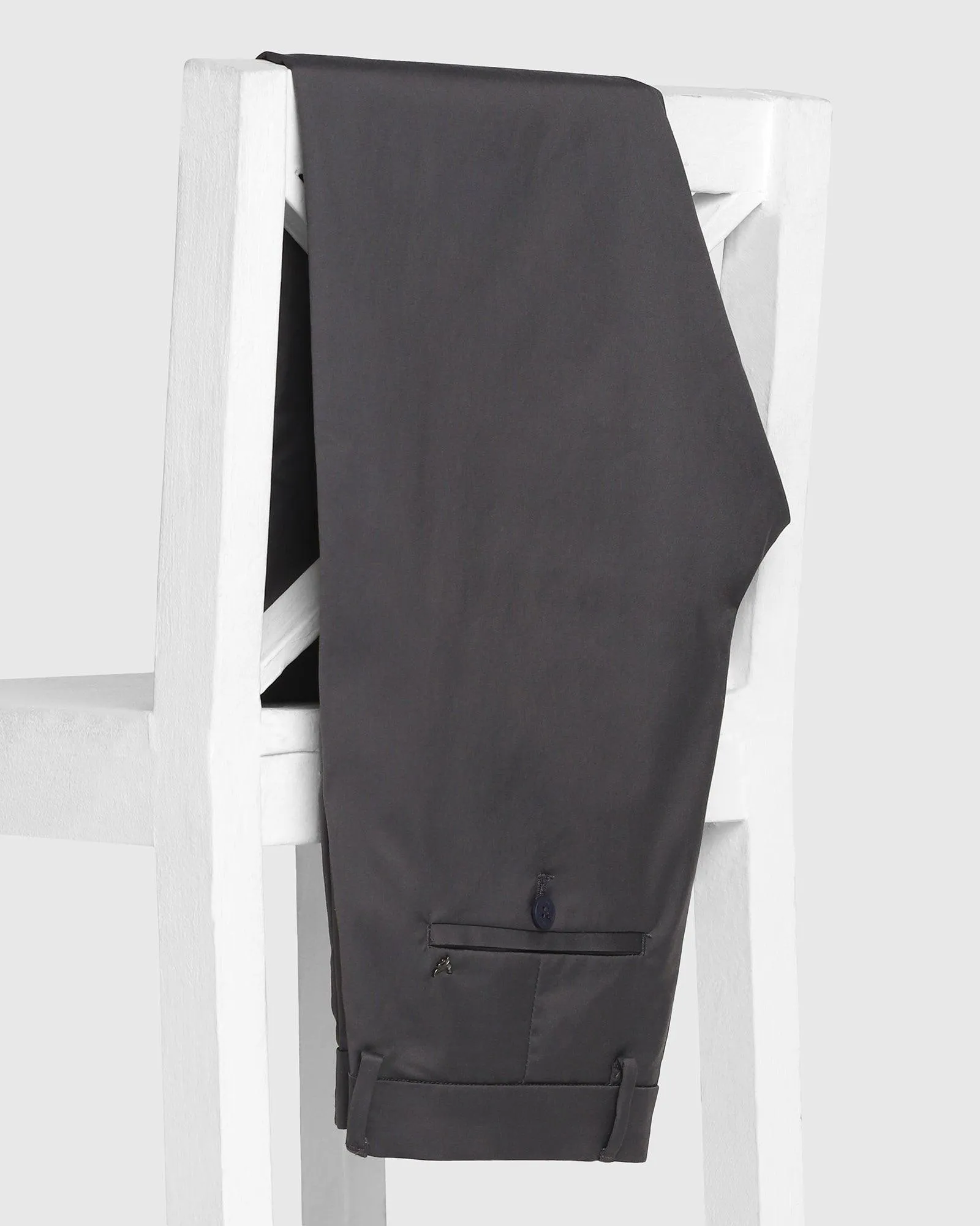 TechPro Slim Comfort B-95 Casual Dark Grey Solid Khakis - Nord FlexibleStretchWeave Relaxed Cut