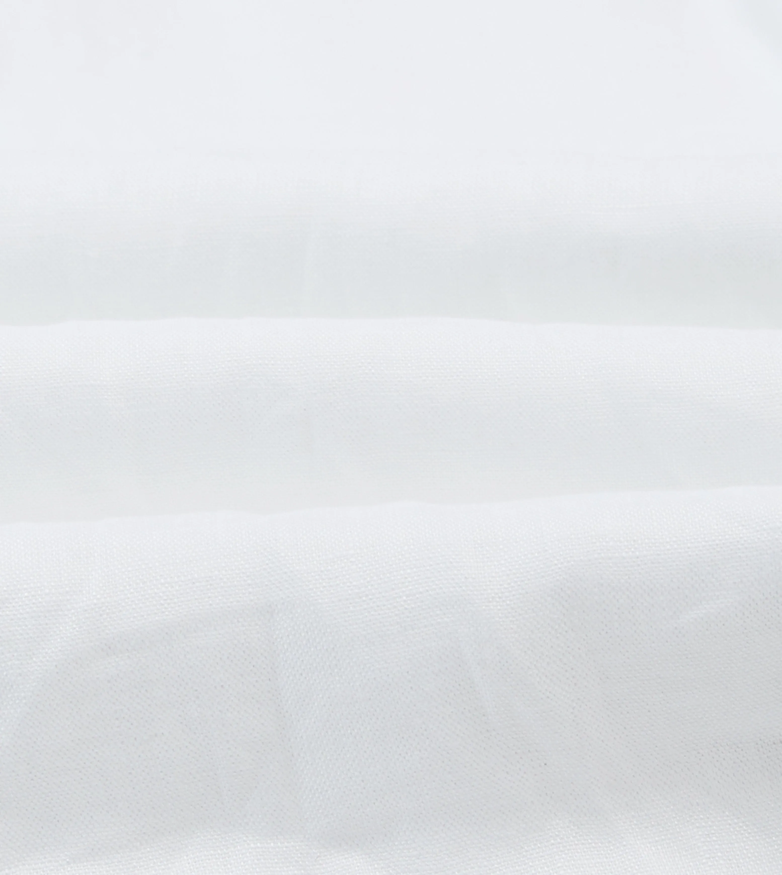 Timeless elegance White Linen Long Point Collar Popover Shirt