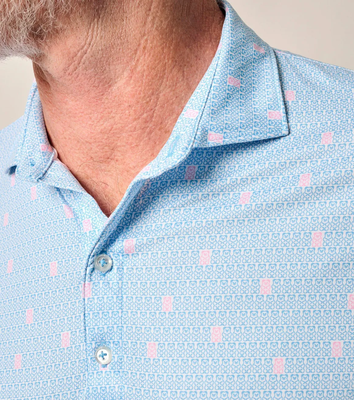 Timeless Comfort Casual Layer Bears Featherweight Polo