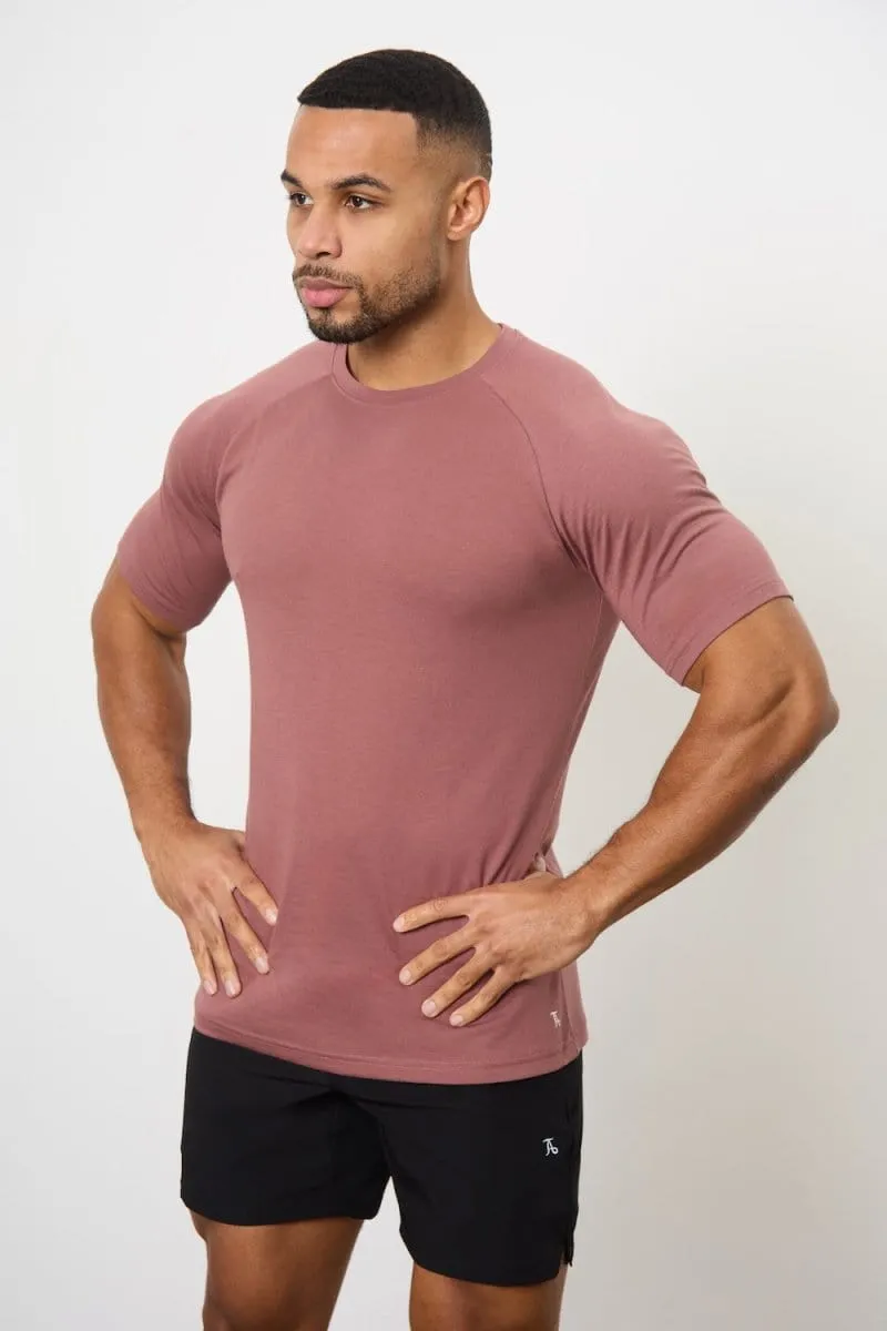 5 Pack Essential Training Top in Mid Grey/ Sand/ Rose/ Wood Rose/ White Hypoallergenic Textile Stylish Everyday Wear