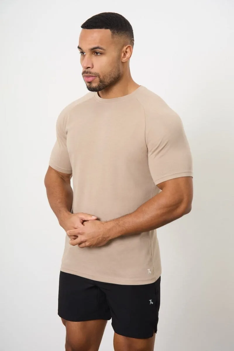 5 Pack Essential Training Top in Mid Grey/ Sand/ Rose/ Wood Rose/ White Fur combination Casual Must-Have