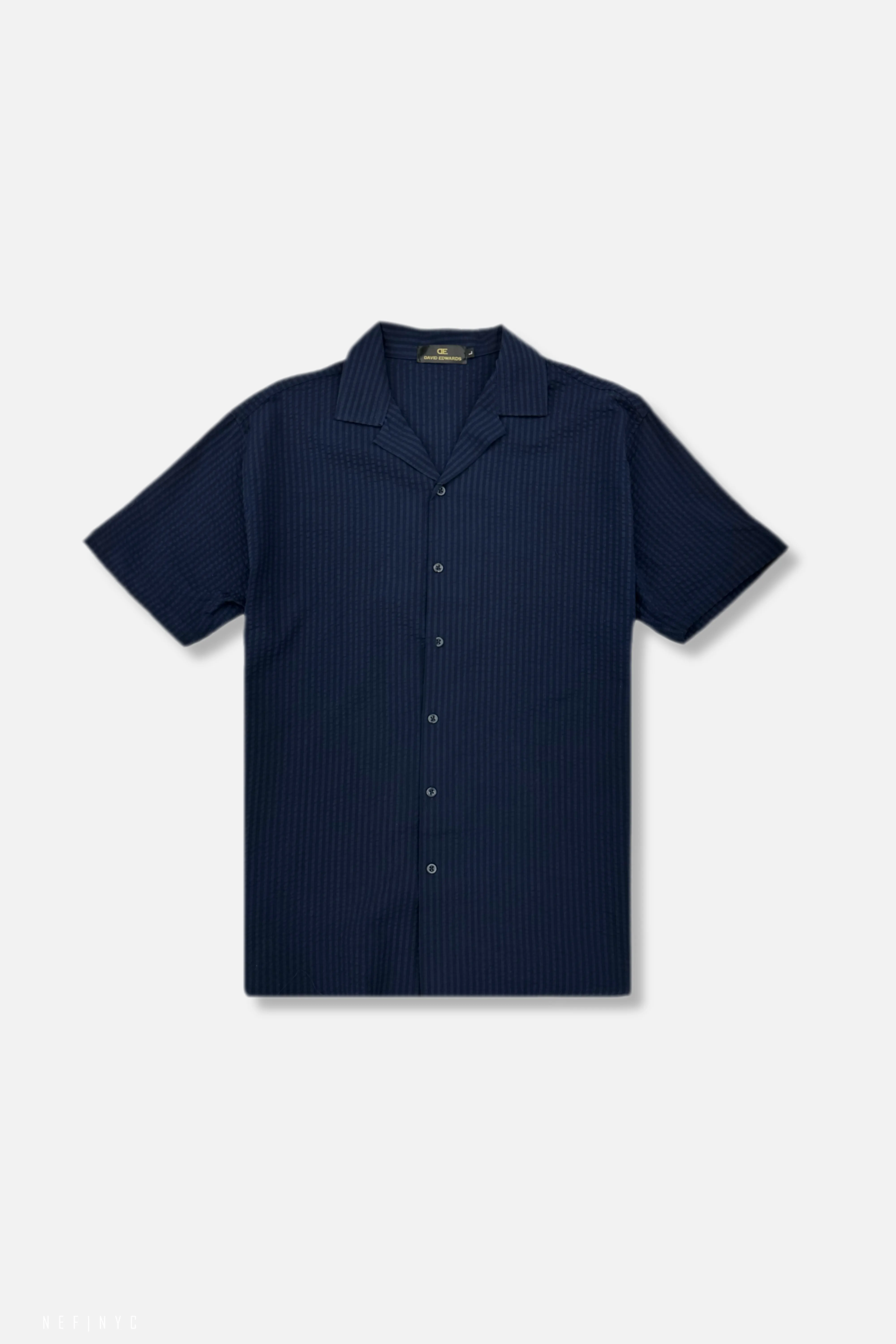 outdoor mode Darnold Seersucker Revere Collar Shirt