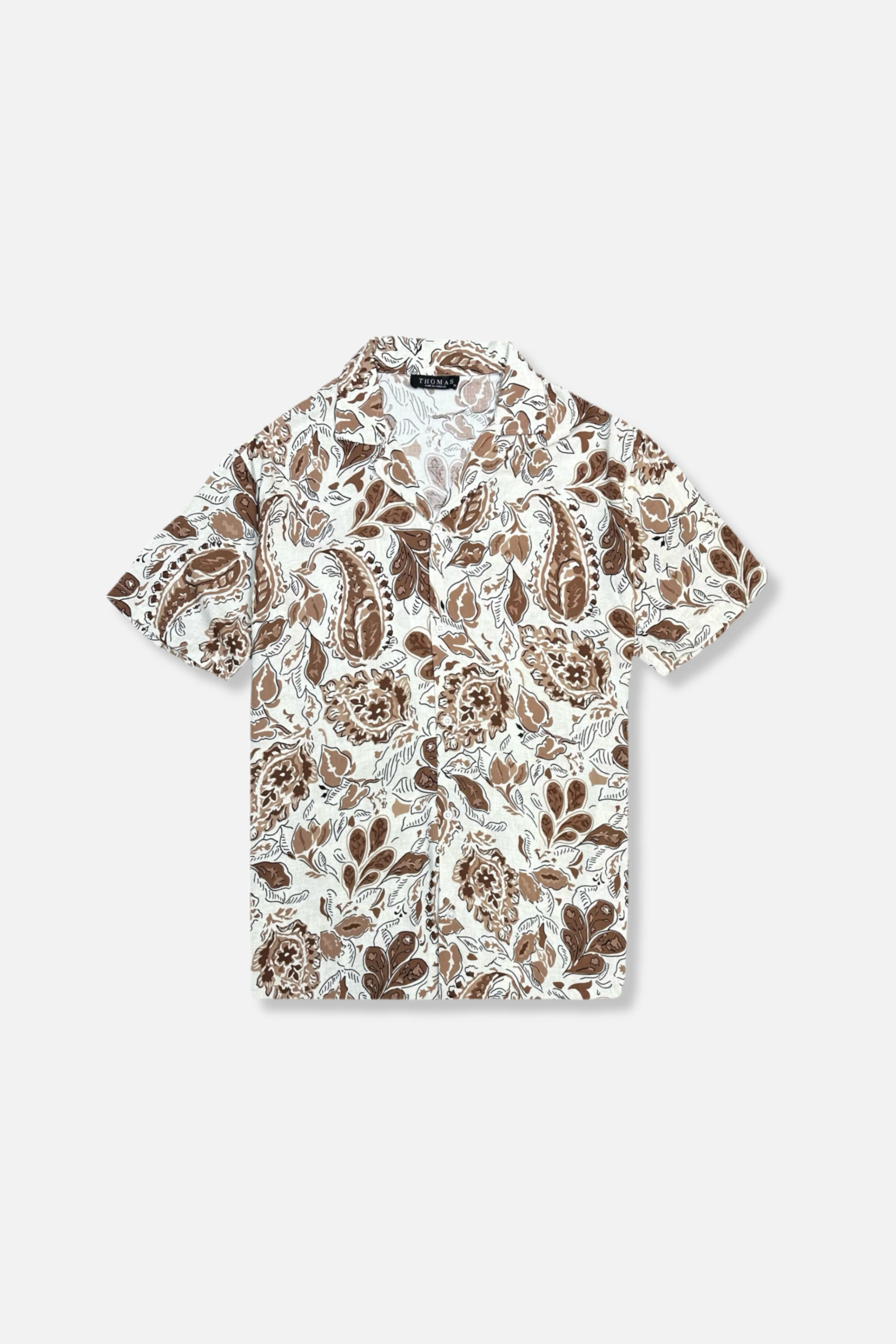 Easy Outfit Theo Tropical Revere Collar Shirt