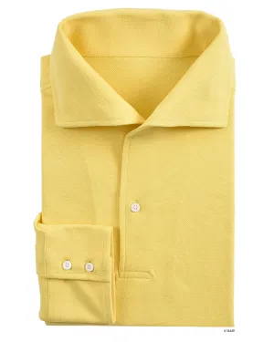 Light Yellow Polo T-shirt Business Event Weekend Casual