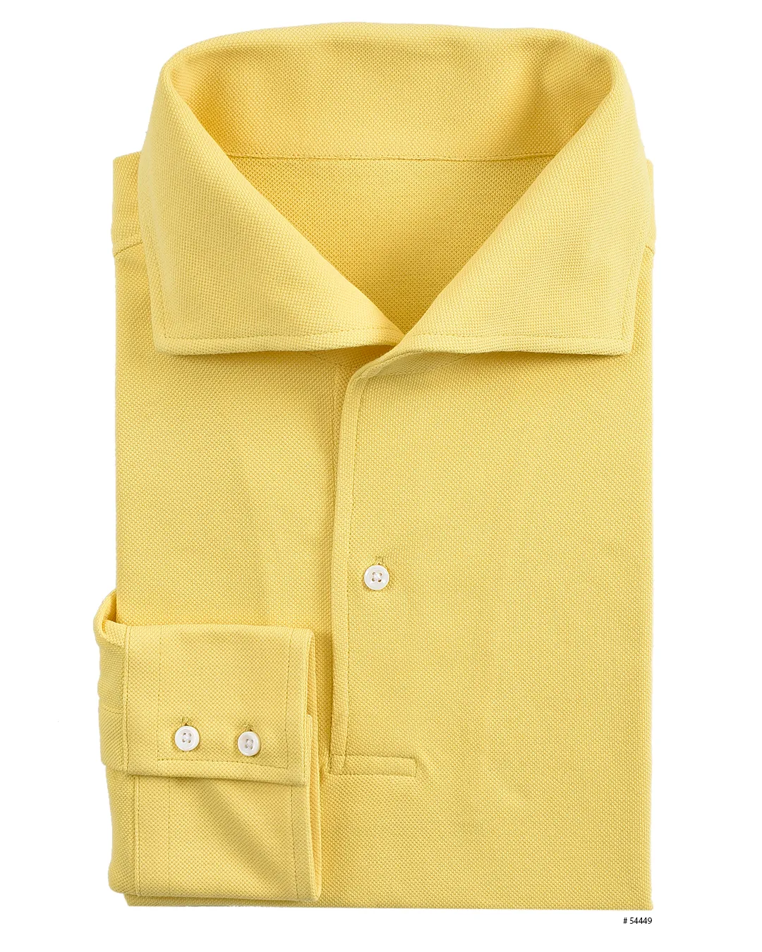 Light Yellow Polo T-shirt Business Event Weekend Casual