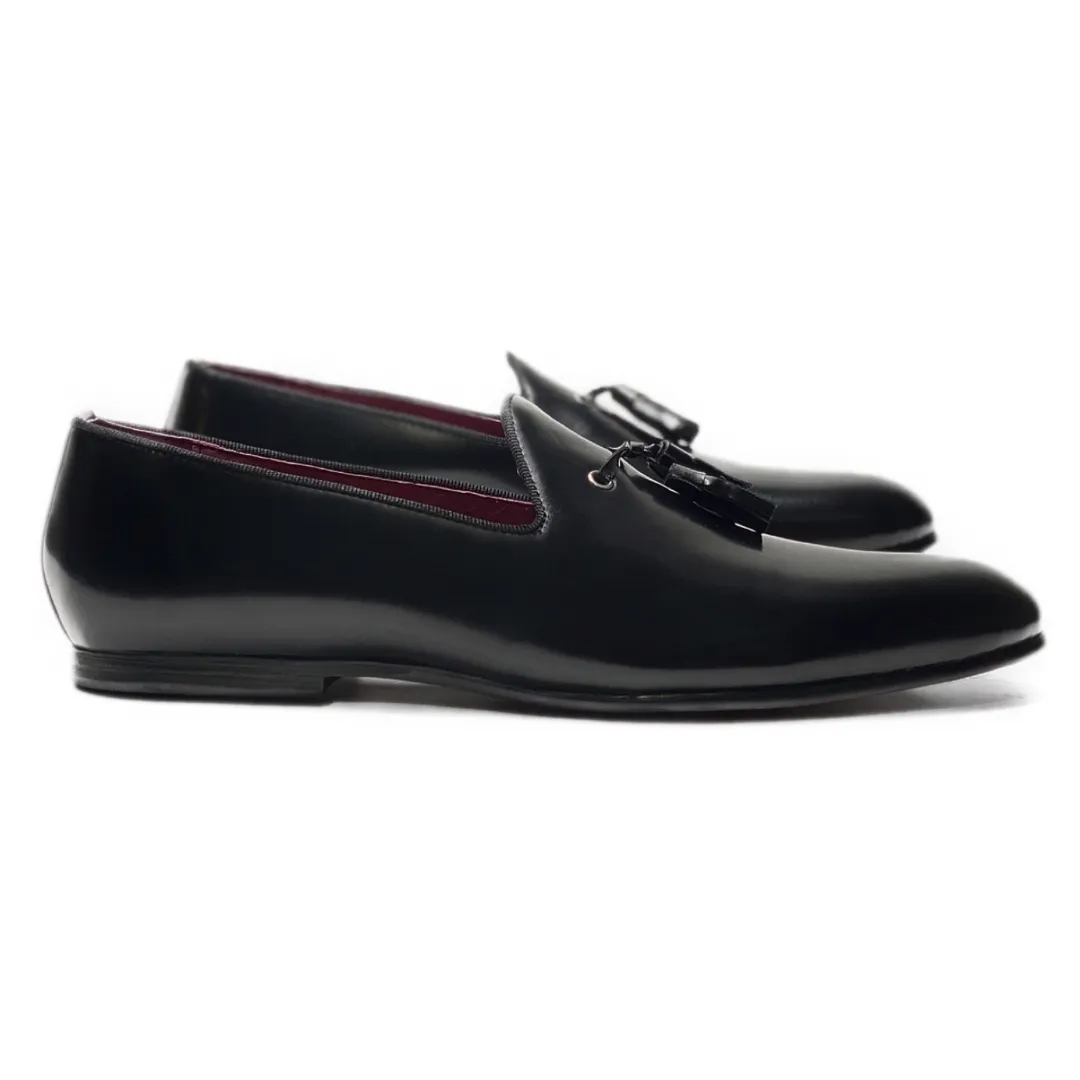 Rubber Heel Absorber Desire Tassel Loafers