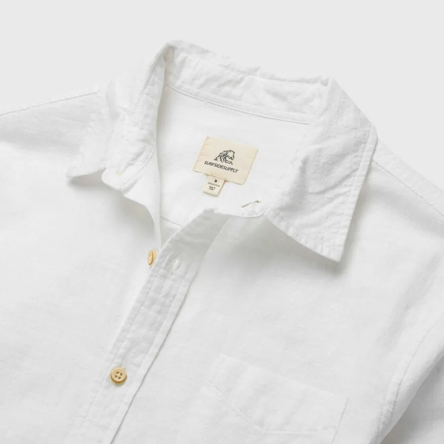 Brian Cotton Shirt - White NonRestrictive Movement