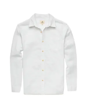 Brian Cotton Shirt - White StretchWaistband
