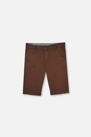 Dane Slim Fit Shorts Mid Rise Minimal Waistband