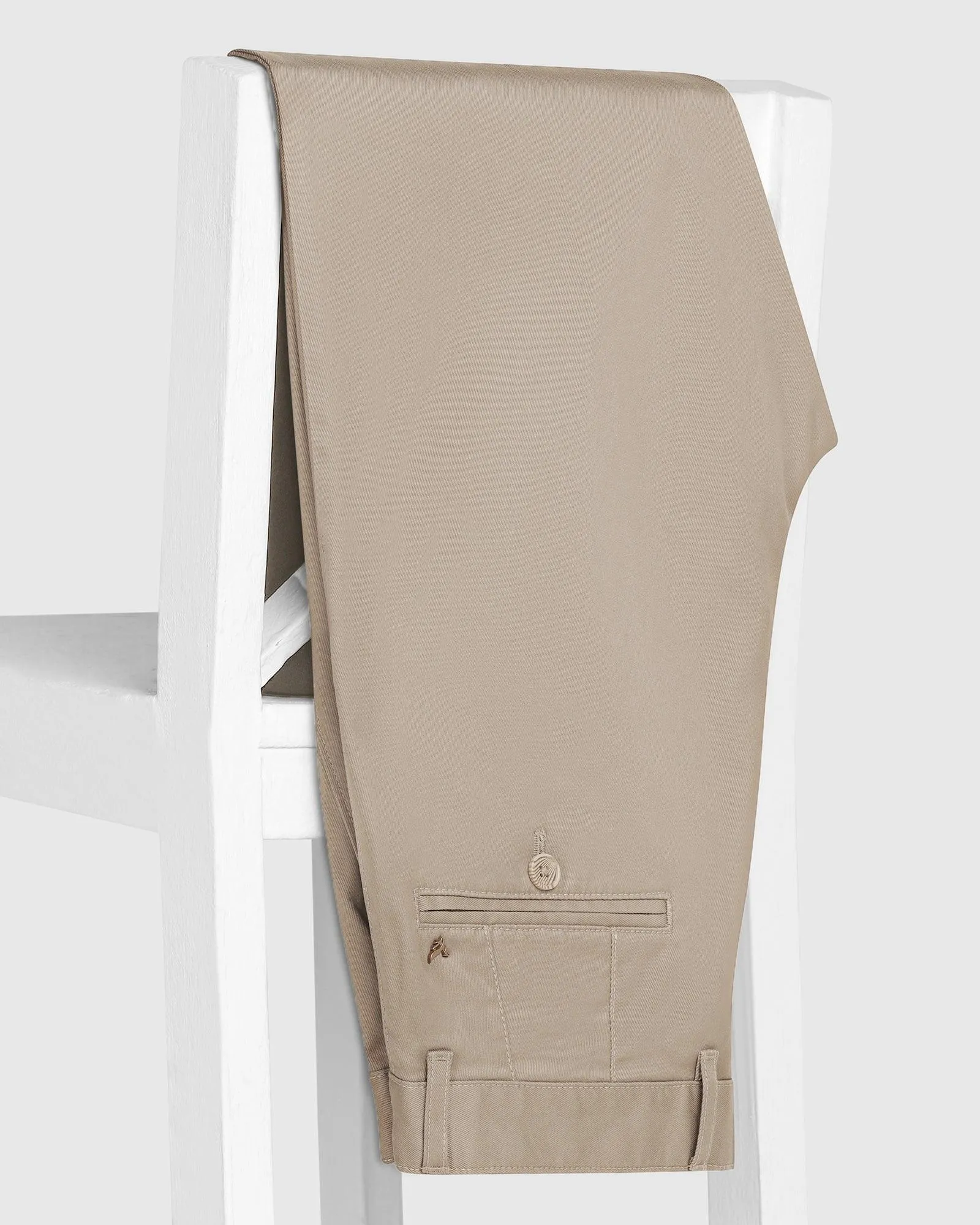 Active Utility TaperedLeg Straight B-90 Casual Mouse Solid Khakis - Criston