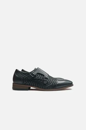 Euro Shade Neat Finish Wakefield Monk Strap Shoes