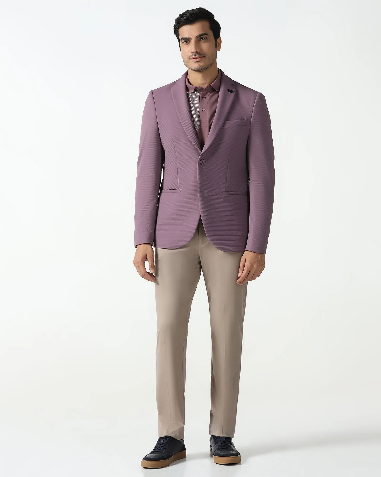 Adjustable drawstring Pink TechPro Stripe Blazer - Fiesta