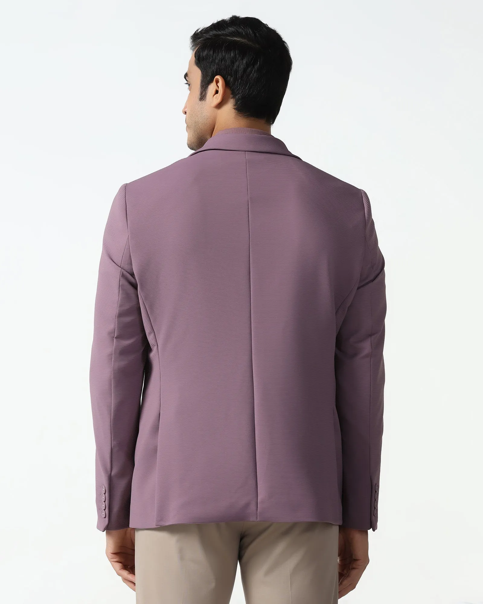 RecycledPolyester Pink TechPro Stripe Blazer - Fiesta