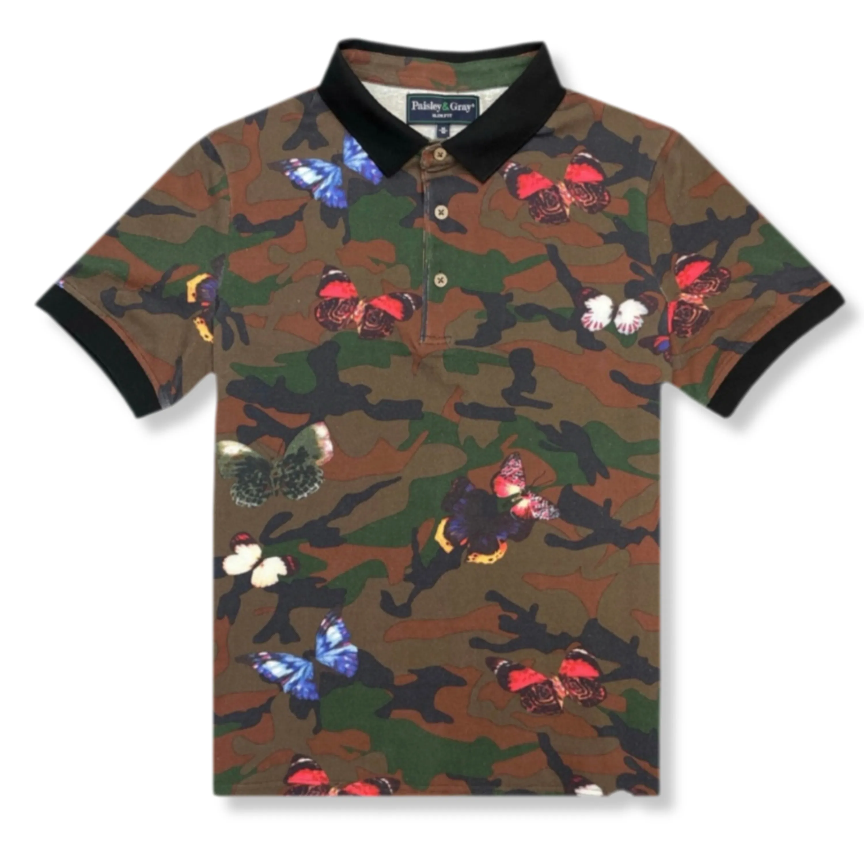 Breathable Cotton Pecos Camo Pique Polo