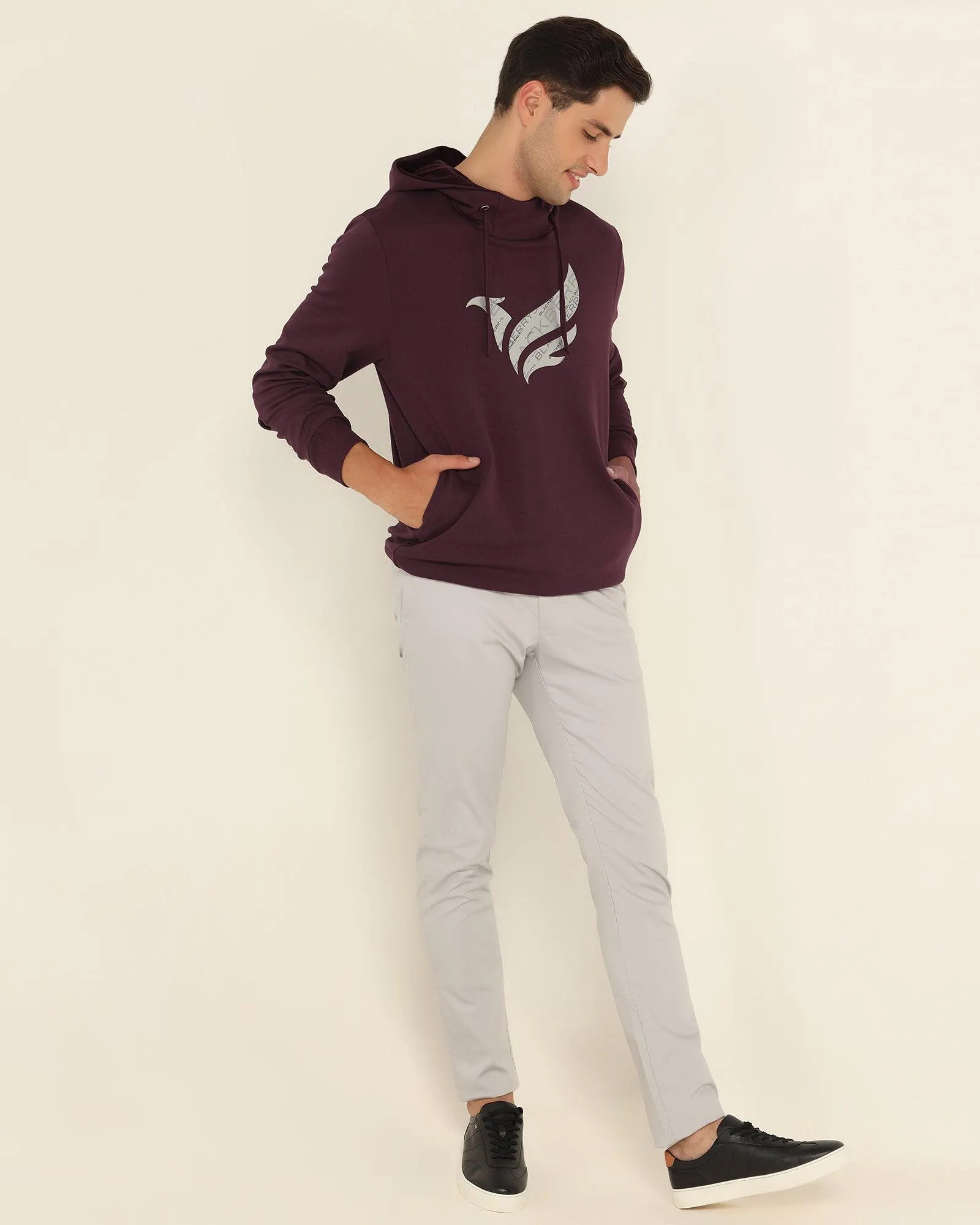 Hoodie Fig Solid Sweatshirt - Chad Light Flow AirflowOptimized
