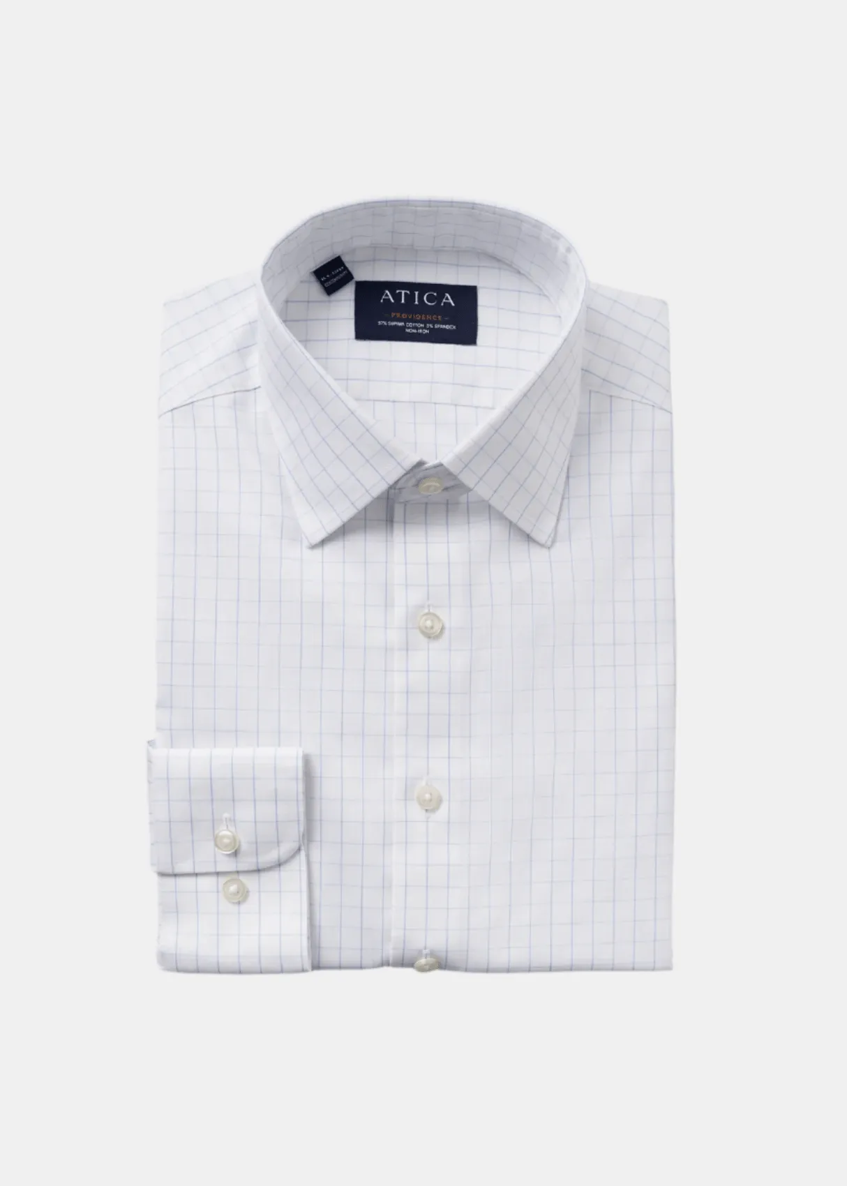 Providence Light Blue Windowpane Shirt Urban Trend