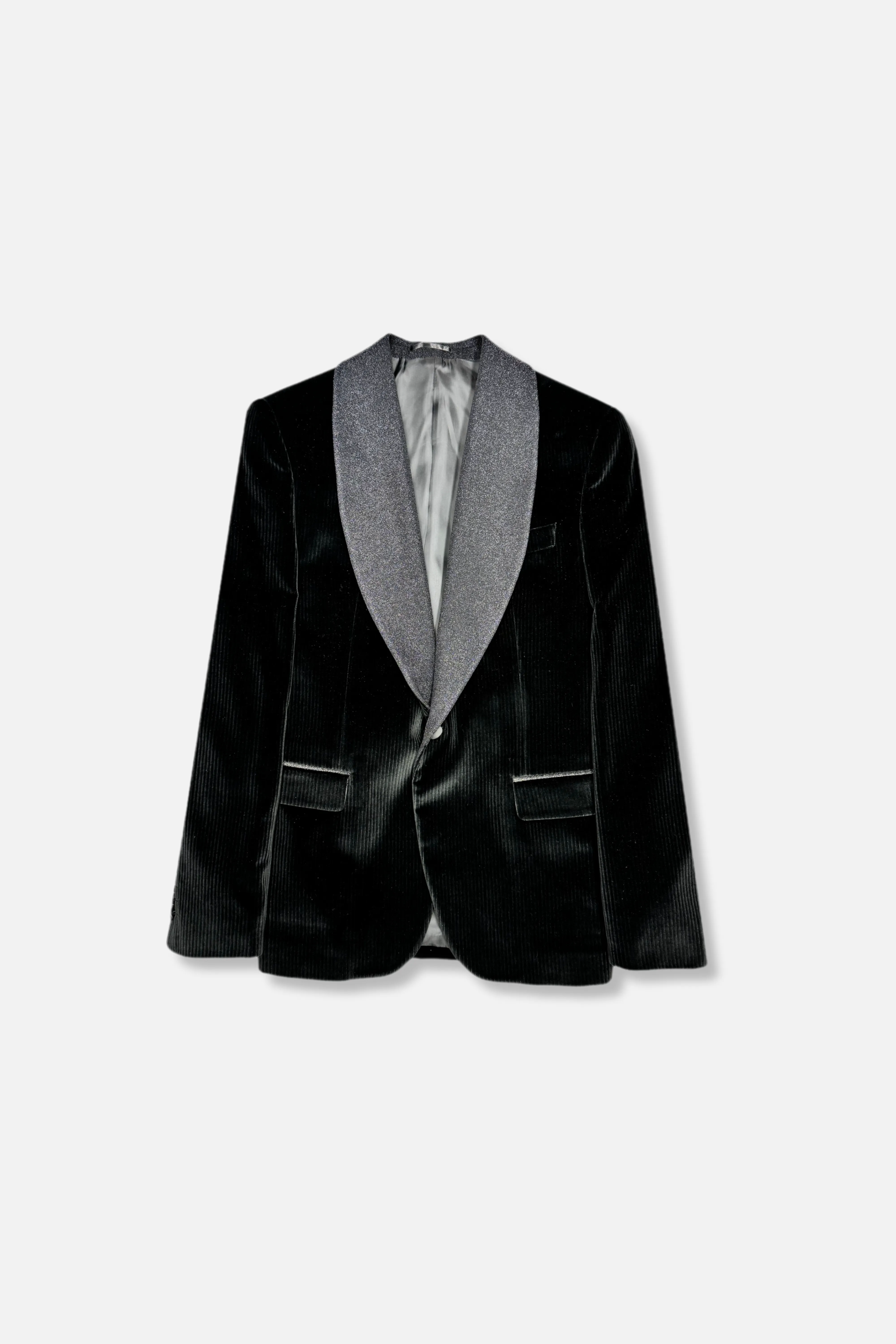 Randle Velvet Slim Fit Blazer Day To Day Modular Layering Compatibility