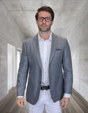 LANGLEY GRAY MODERN FIT BLAZER Windproof Material