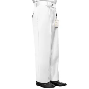UltraSoftLining Casual Style Centauri Collection: White Wide-Leg Pants