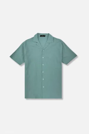 Wild Mood ComfortWaistband Darnold Seersucker Revere Collar Shirt
