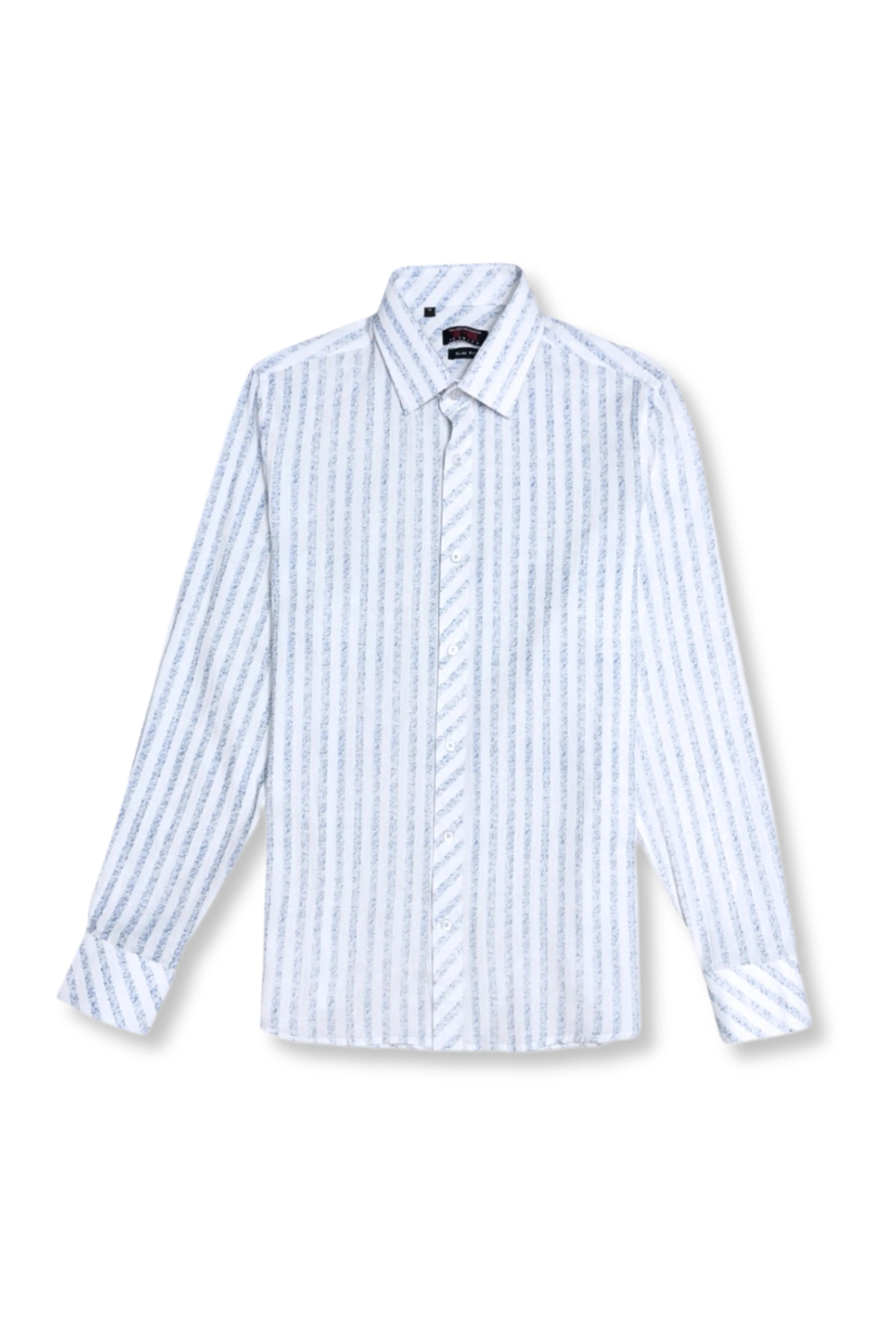 Trapani Button Down Shirt FormFitting Cut Gym Safe