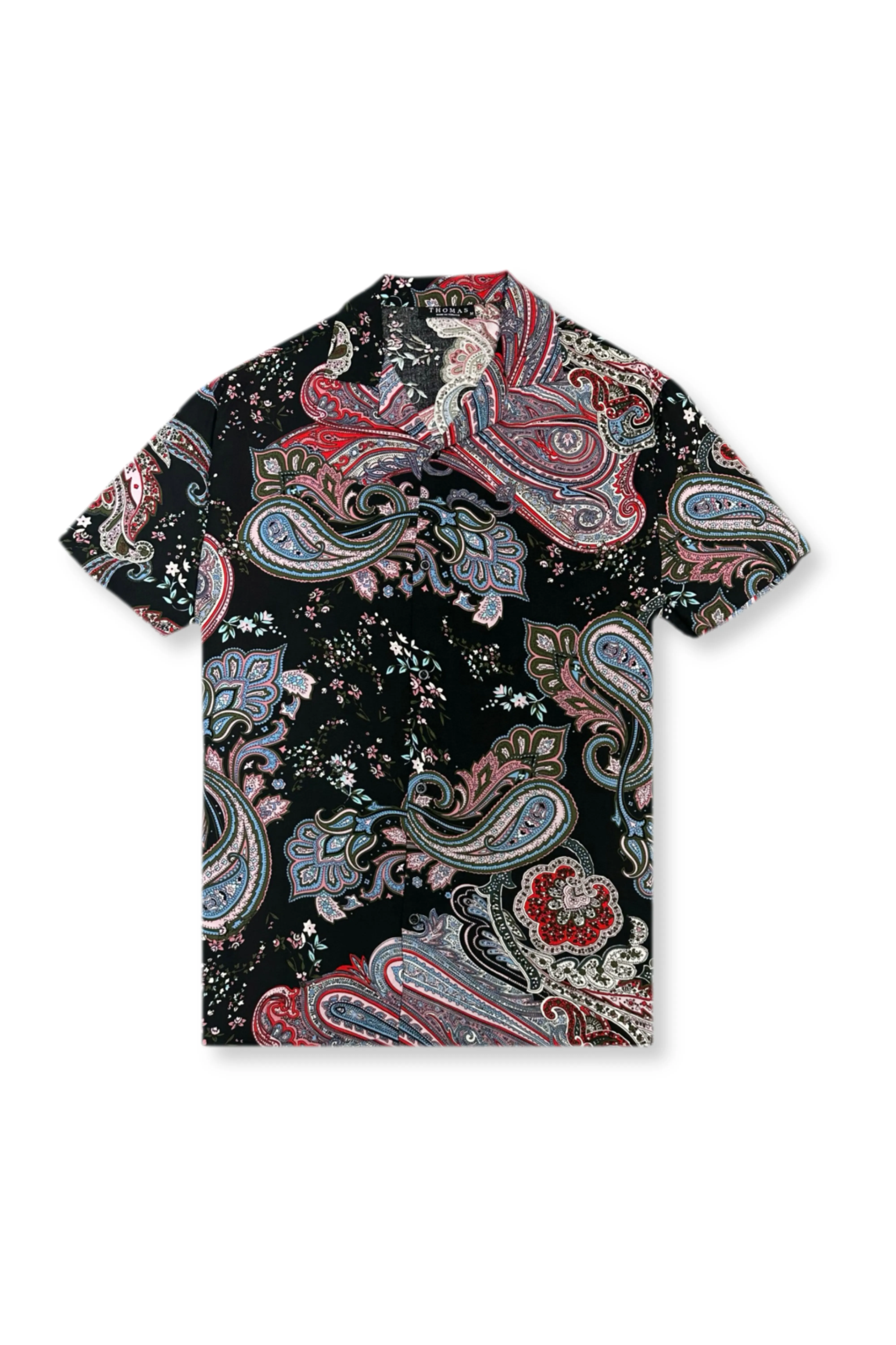 Taylor Tropical Revere Collar Shirt Flexible Material