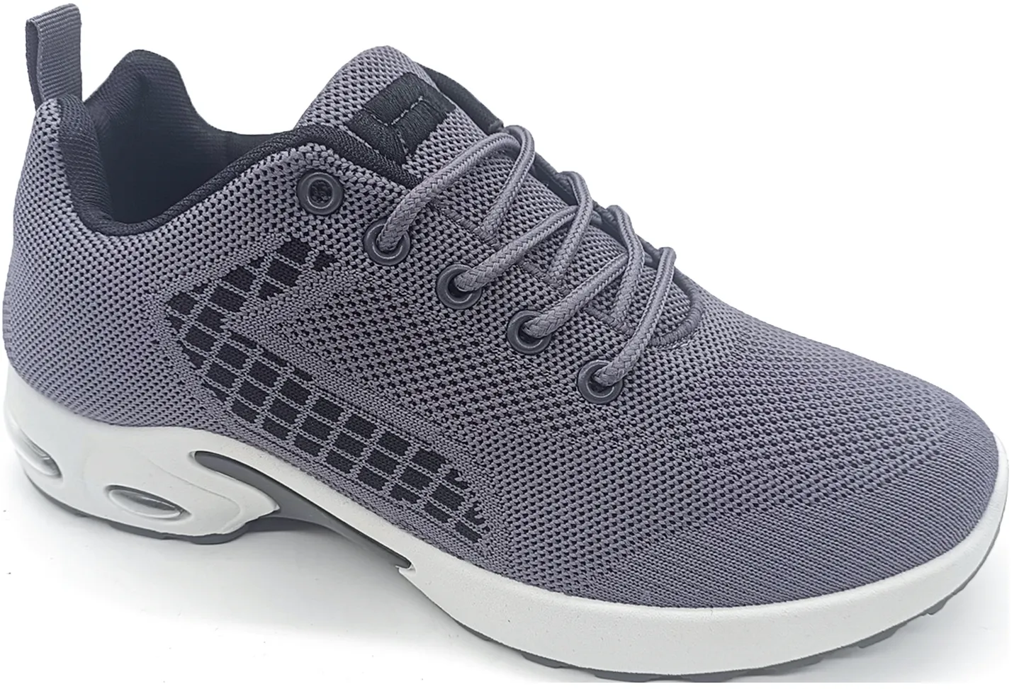 GRAVITY Men's Grey Ultralight Athletic Fashion Shoes SP657 ElasticMaterial