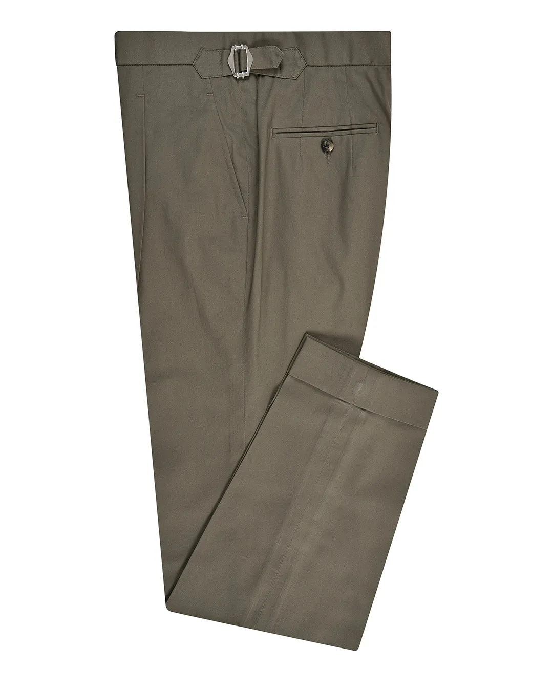 All weather Utility Fit Fresco Soft Light Brown Twill Dress Pant