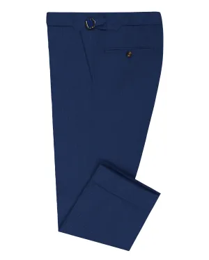 Drago: Super 130s Blue Birdseye Anti Chafe Lining