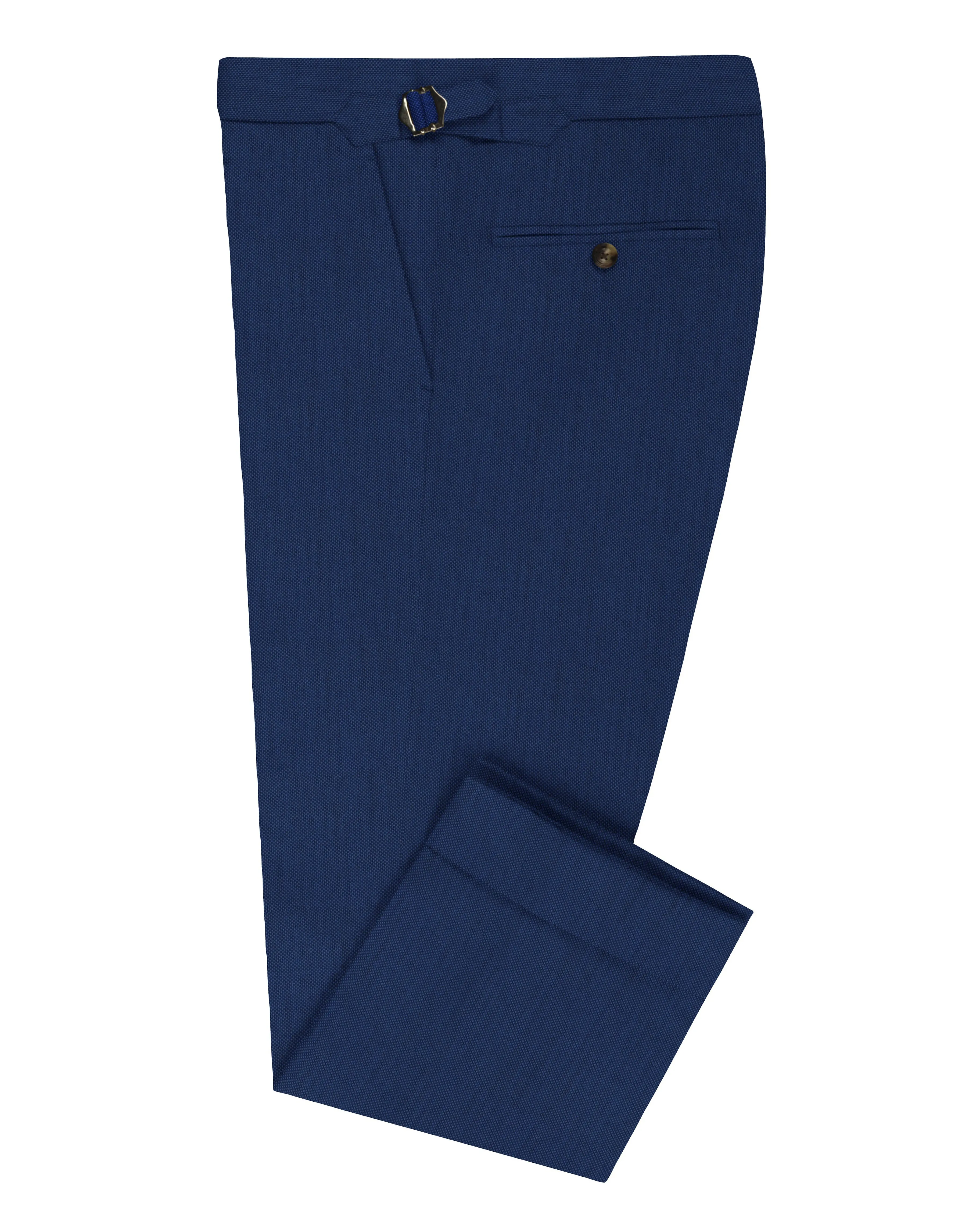 Drago: Super 130s Blue Birdseye Anti Chafe Lining