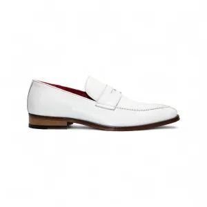 Emilio Franco "Oliviero" White Shoes Sweat Resistant Frequent Travelers