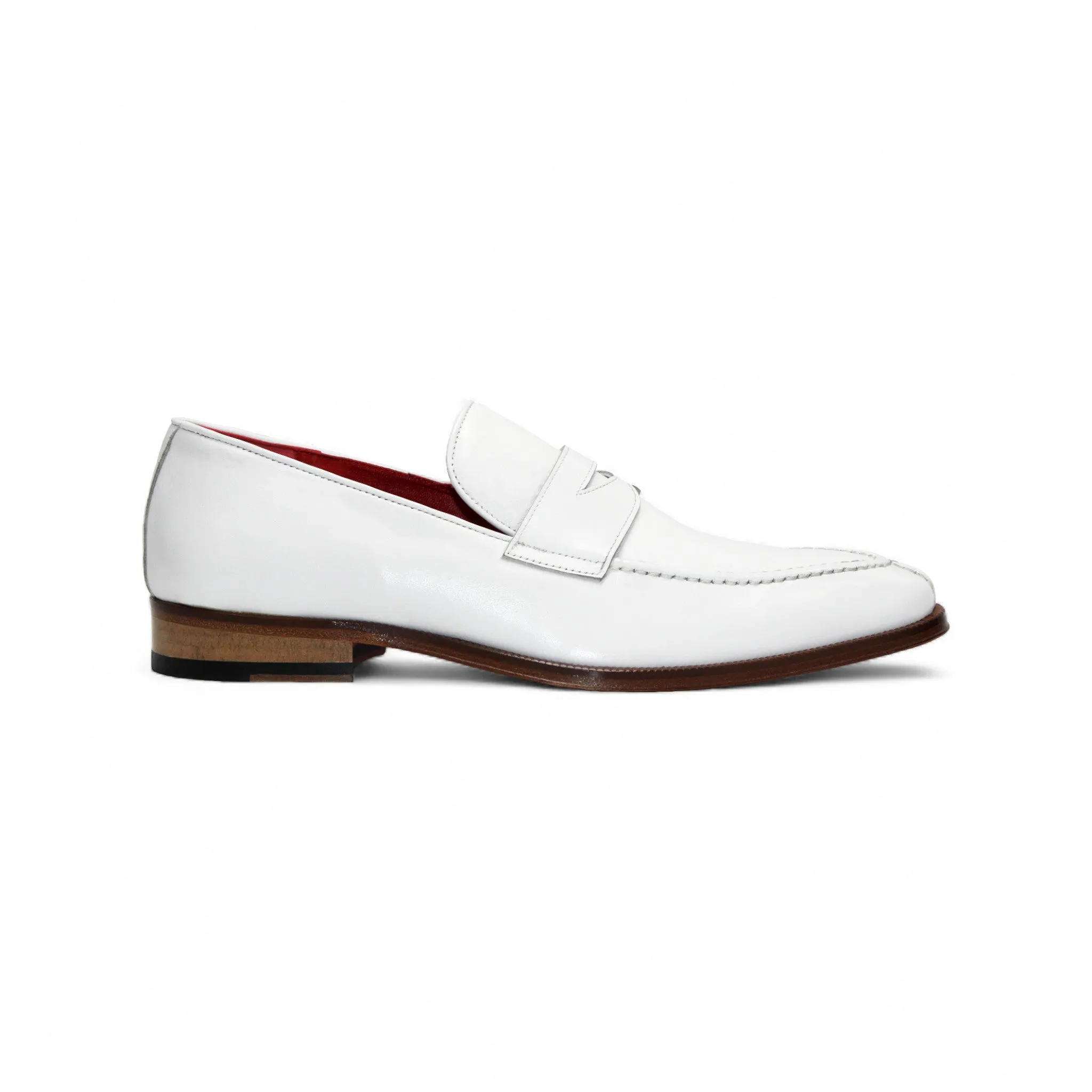 Emilio Franco "Oliviero" White Shoes Sweat Resistant Frequent Travelers