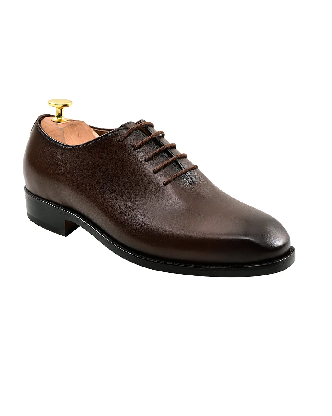 Wholecut Oxfords Brown Patina Short Trip Cotton Touch