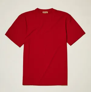 Inserch Rib Crew Neck T-Shirt T299-00170 Chilli Pepper Antistatic